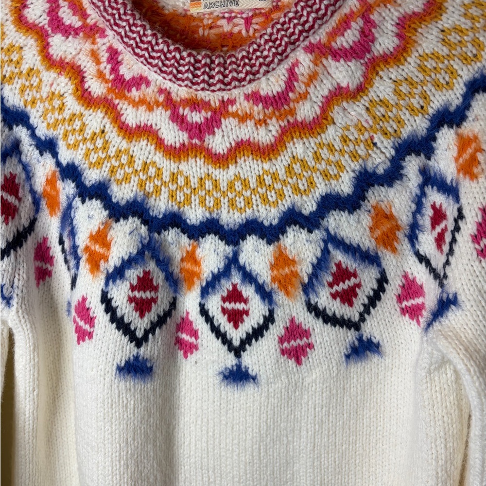 Marine Layer Multicolor Patterned Sweater - image 4